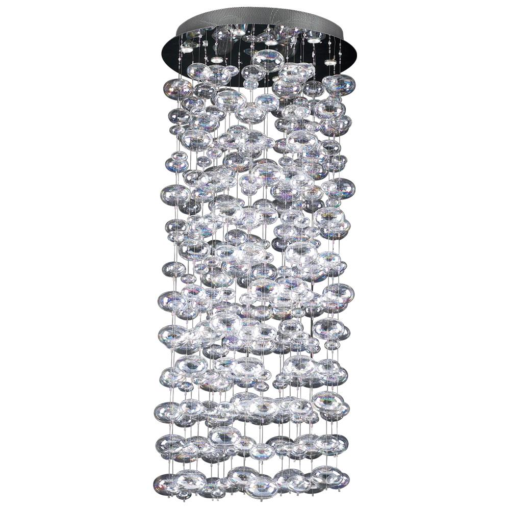 10 Light Chandelier Bubbles Collection 96968 PC