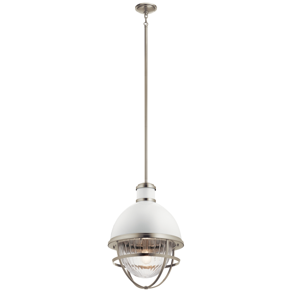 Tollis™ 23.75&#34; 1 Light Foyer Pendant Brushed Nickel