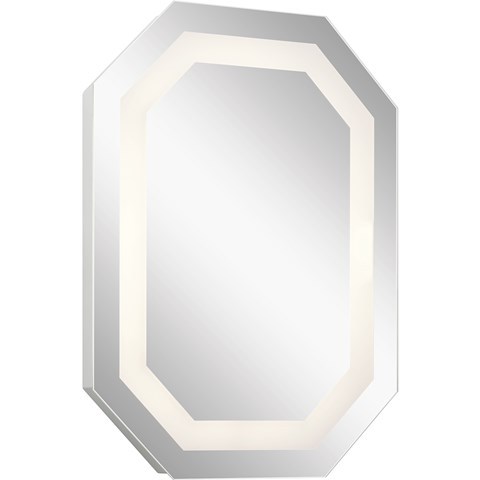 Alvor Frosted Glass LED Mirror