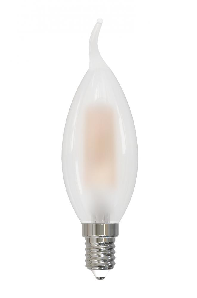 3.74&#34; M.O.L. Frost LED C11, E12, 2.5W, Dimmable, 3000K