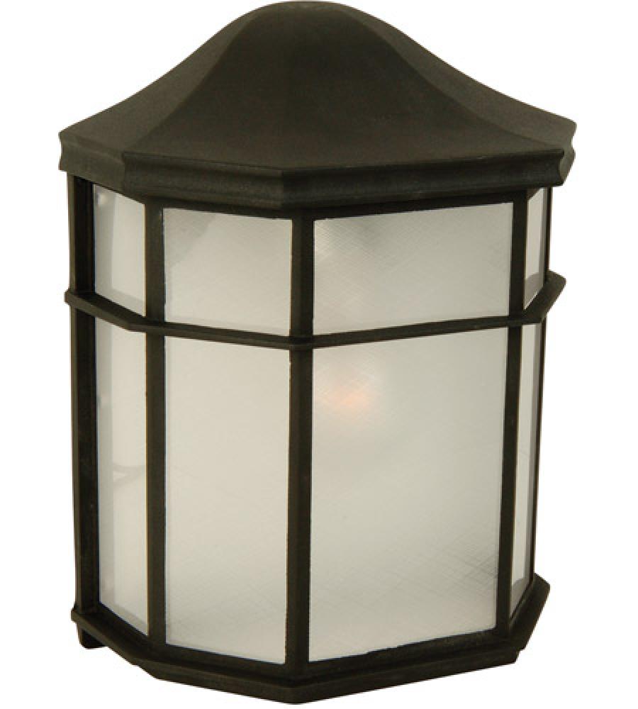 Contractor&#39;s 1 Light Small Outdoor Wall Mount in Textured Black