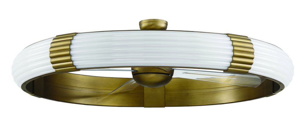 57&#34; Cipriani in Modern Bronze w/ Clear Acrylic Blades