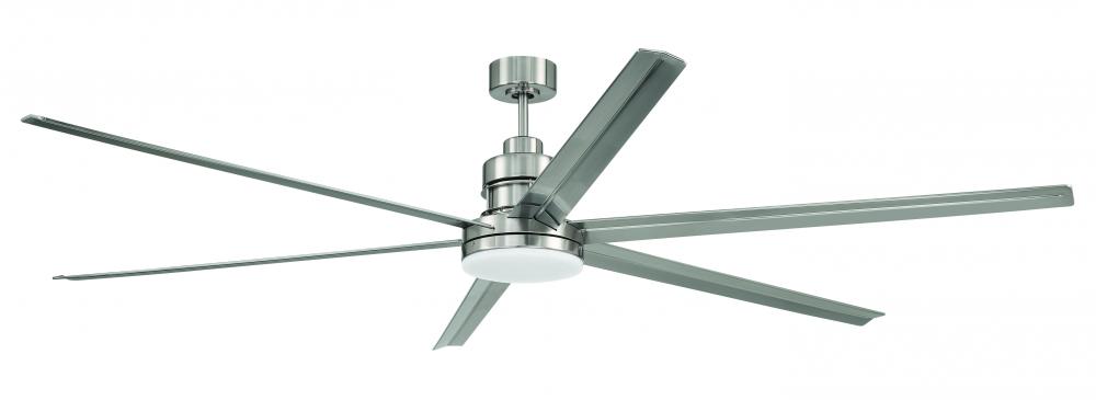 80&#34; Mondo in Brushed Polished Nickel w/ Brushed Nickel Blades