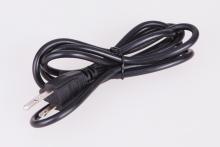 Craftmade CUC10-PG5-BLK - 5'  Under Cabinet Light Cord and Plug in Black