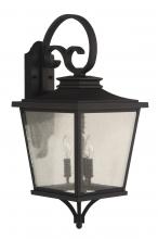 Craftmade ZA2924-TB - Tillman 3 Light Large Outdoor Wall Lantern in Textured Black