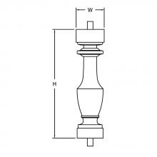 Focal Point BALU3W3X14 - Baluster