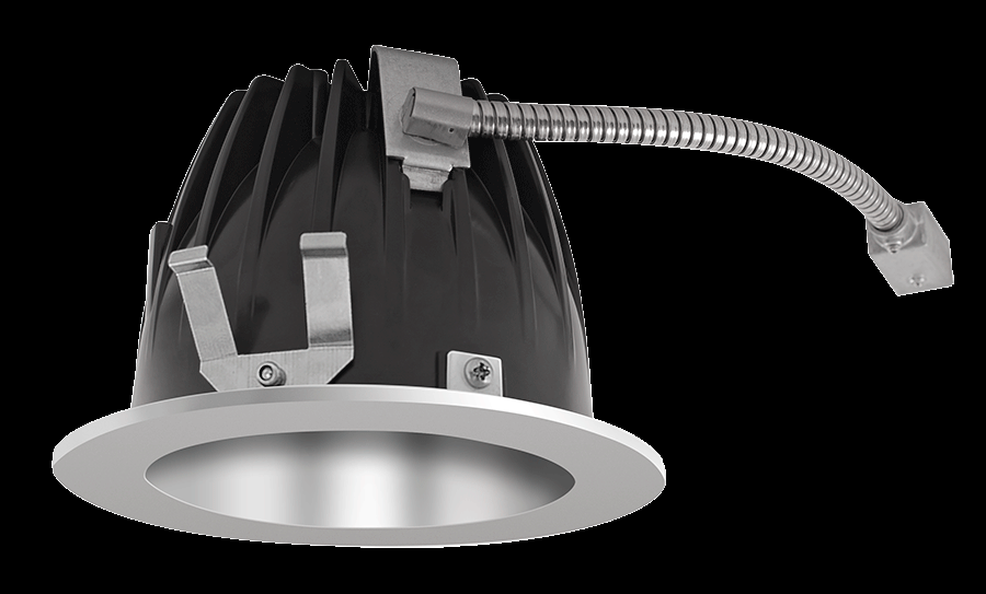 Recessed Downlights, 12 lumens, NDLED4RD, 4 inch round, Universal dimming, 50 degree beam spread,