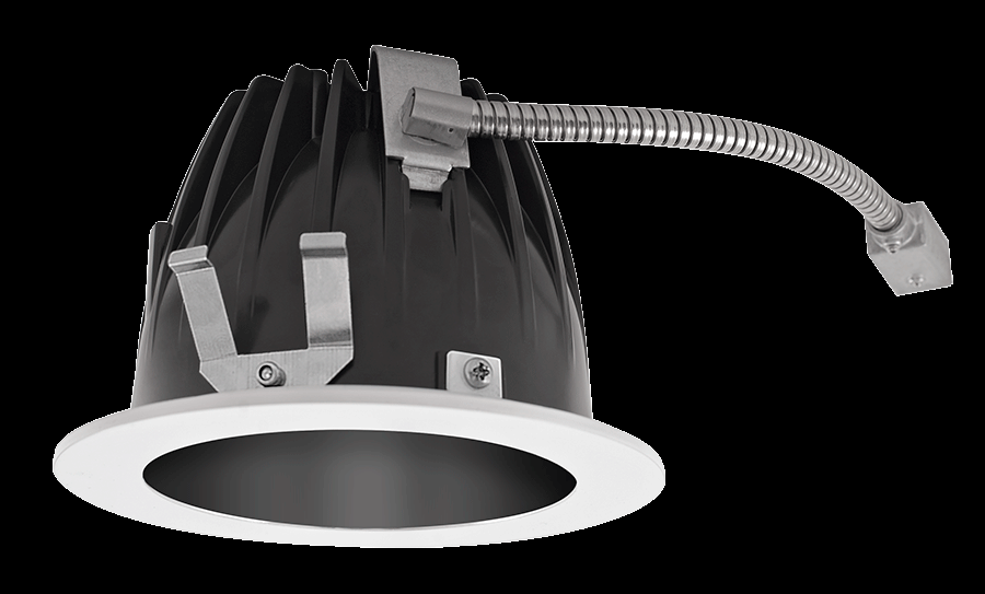 RECESSED DOWNLIGHTS 12 LUMENS NDLED4RD 4 INCH ROUND UNIVERSAL DIMMING 80 DEGREE BEAM SPREAD 3000K