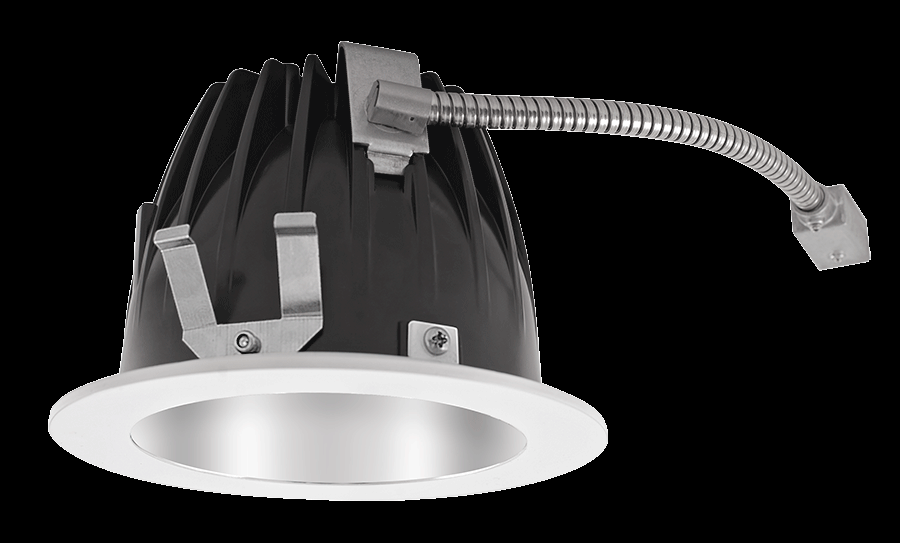 RECESSED DOWNLIGHTS 12 LUMENS NDLED4RD 4 INCH ROUND UNIVERSAL DIMMING 50 DEGREE BEAM SPREAD 4000K