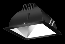 RAB Lighting NDLED6SD-80Y-S-B - RECESSED DOWNLIGHTS 20 LUMENS NDLED6SD 6 INCH SQUARE UNIVERSAL DIMMING 80 DEGREE BEAM SPREAD 3000K
