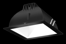 RAB Lighting NDLED6SD-80N-W-B - Recessed Downlights, 20 lumens, NDLED6SD, 6 inch square, universal dimming, 80 degree beam spread,