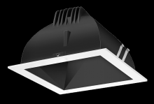 RAB Lighting NDLED4SD-WNHC-B-W - RECESSED DOWNLIGHTS 12 LUMENS NDLED4SD 4 INCH SQUARE UNIVERSAL DIMMING WALL WASHER BEAM SPREAD 400