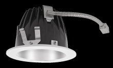 RAB Lighting NDLED4RD-80Y-M-W - RECESSED DOWNLIGHTS 12 LUMENS NDLED4RD 4 INCH ROUND UNIVERSAL DIMMING 80 DEGREE BEAM SPREAD 3000K