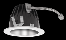 RAB Lighting NDLED4RD-50NHC-S-W - Recessed Downlights, 12 lumens, NDLED4RD, 4 inch round, Universal dimming, 50 degree beam spread,