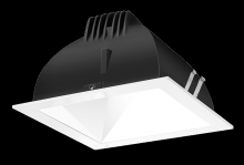 RAB Lighting NDLED4SD-80YN-W-W - RECESSED DOWNLIGHTS 12 LUMENS NDLED4SD 4 INCH SQUARE UNIVERSAL DIMMING 80 DEGREE BEAM SPREAD 3500K