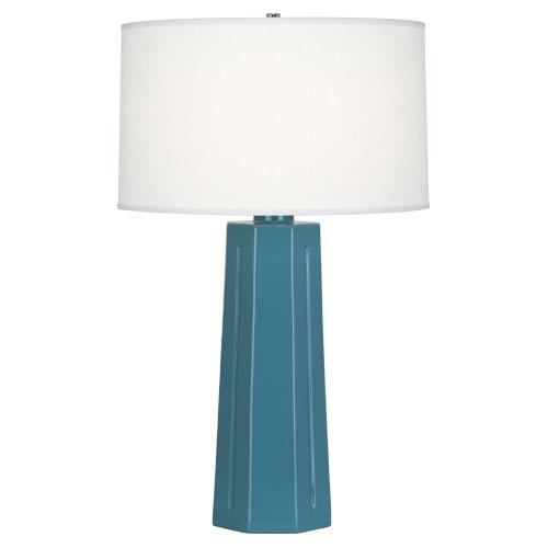 Steel Blue Mason Table Lamp