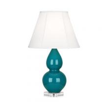 Robert Abbey A773 - Peacock Small Double Gourd Accent Lamp