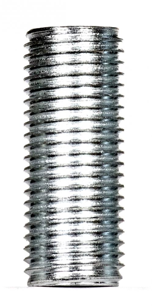1/4 IP Steel Nipple; Zinc Plated; 1-1/4&#34; Length; 1/2&#34; Wide