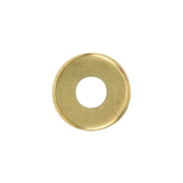 Turned Brass Check Ring; 1/8 IP Slip; Burnished And Lacquered; 1-1/2&#34; Diameter