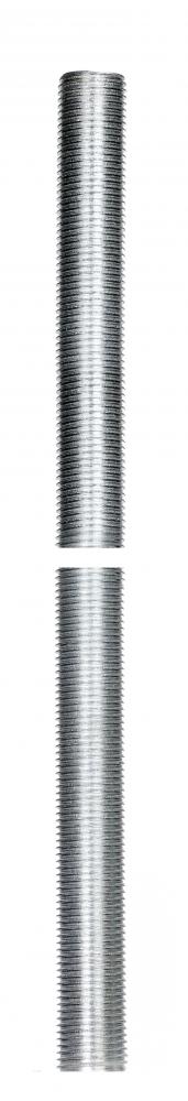 1/8 IP Steel Nipple; Zinc Plated; 16&#34; Length; 3/8&#34; Wide