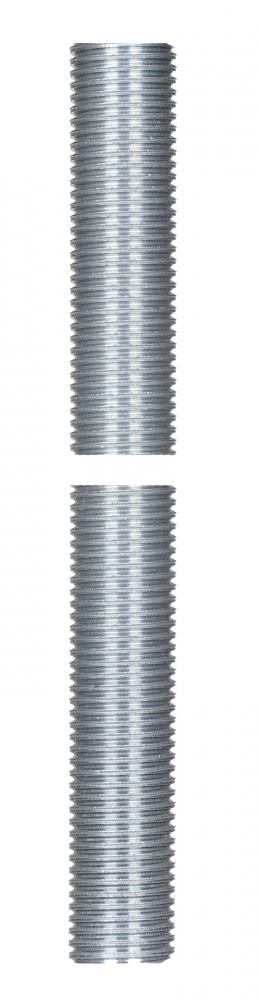 1/4 IP Steel Nipple; Zinc Plated; 8&#34; Length; 1/2&#34; Wide