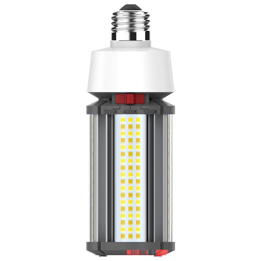 27 Watt LED HID Replacement; CCT Selectable; Type B; Ballast Bypass; Medium Base; 277-347 Volt;
