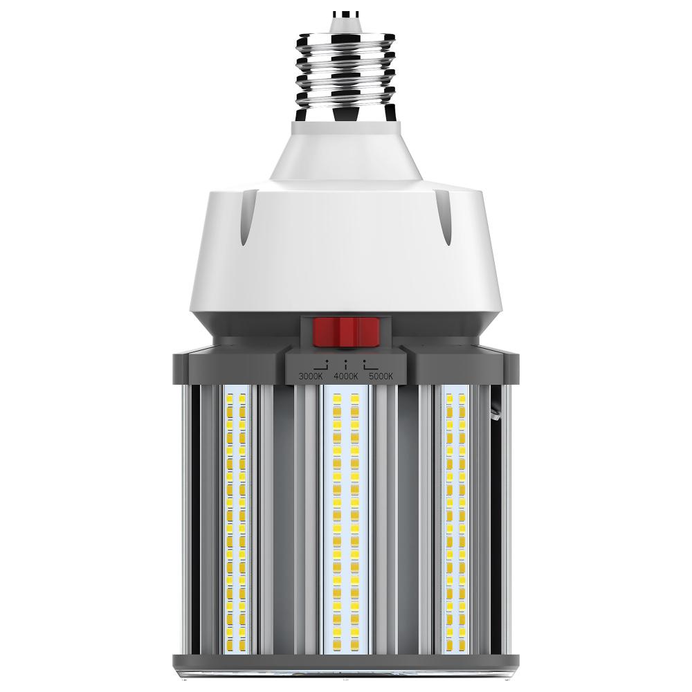 80 Watt LED HID Replacement; CCT Selectable; Type B; Ballast Bypass; Mogul Extended Base; 277-480