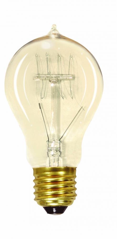 60 Watt A19 Incandescent; Clear; 3000 Average rated hours; 240 Lumens; Medium base; 120 Volt