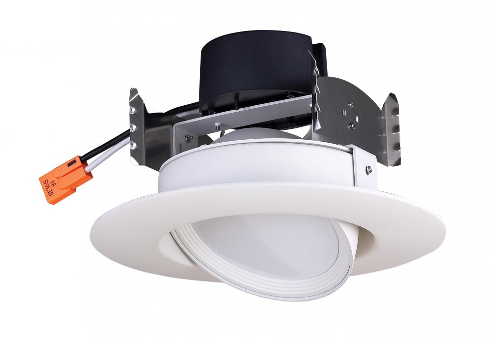 9.5 watt LED Directional Retrofit Downlight - Gimbaled; 4&#34;; 2700K; 40&#39; Beam spread; 120