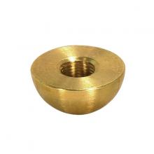 Satco Products Inc. 90/2099 - Brass Half Ball; Unfinished; 1/8 Tap; 1-1/4" Diameter