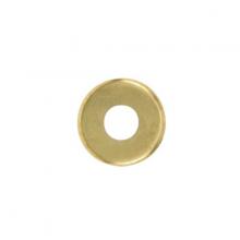 Satco Products Inc. 90/355 - Steel Check Ring; Straight Edge; 1/8 IP Slip; Brass Plated Finish; 1-5/8" Diameter