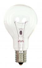 Satco Products Inc. S2744 - 40 Watt A15 Incandescent; Clear; Appliance Lamp; 1000 Average rated hours; 420 Lumens; Intermediate