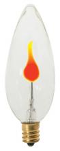 Satco Products Inc. S3759 - 3 Watt BA9 1/2 Incandescent; Clear; 1000 Average rated hours; Candelabra base; 120 Volt; Carded