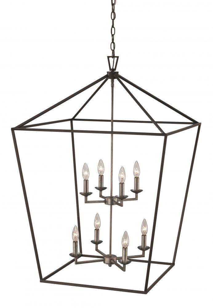 Lacey 26&#34; Pendant Style Cage Chandelier