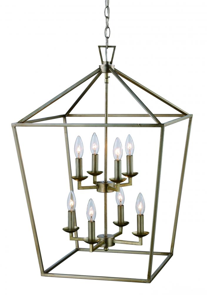 Lacey 19&#34; Pendant Style Cage Chandelier