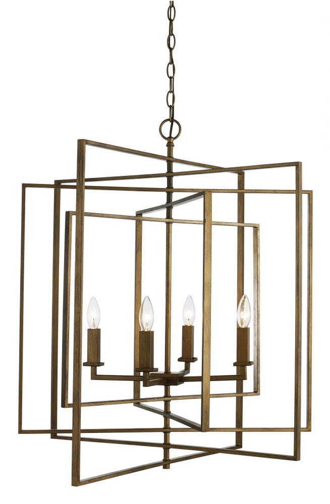 El Capitan 26&#34; Pendant Style Cage Chandelier