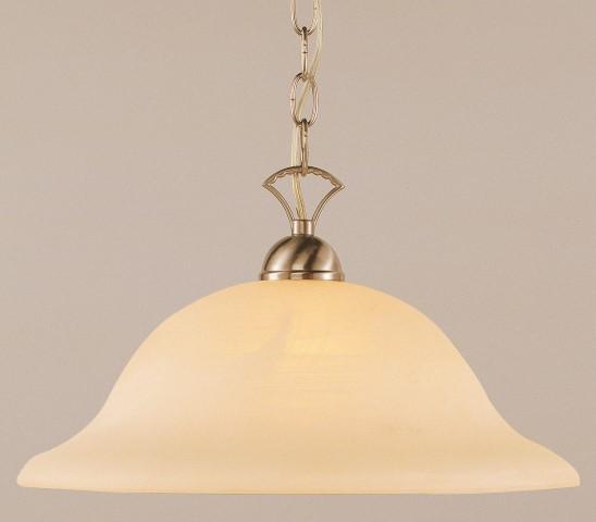 Aspen Collection 1-Light Single Glass Bowl Pendant