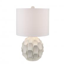 Trans Globe RTL-9168 WH - Halloway 1 - Light Scallop Table Lamp