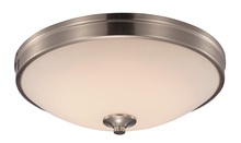 Trans Globe LED-30079 BN - LED FLUSH ETCHED WH OPAL 11"-B