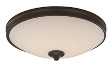 Trans Globe LED-30081 ROB - LED FLUSH ETCHED WH OPAL 15"-R
