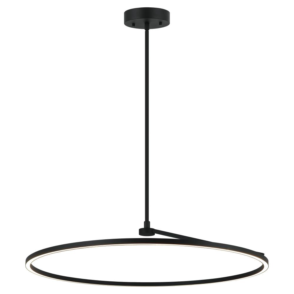 D32&#34; &#34;THE TRUNDLE&#34; MATTE BLACK CHANDELIER