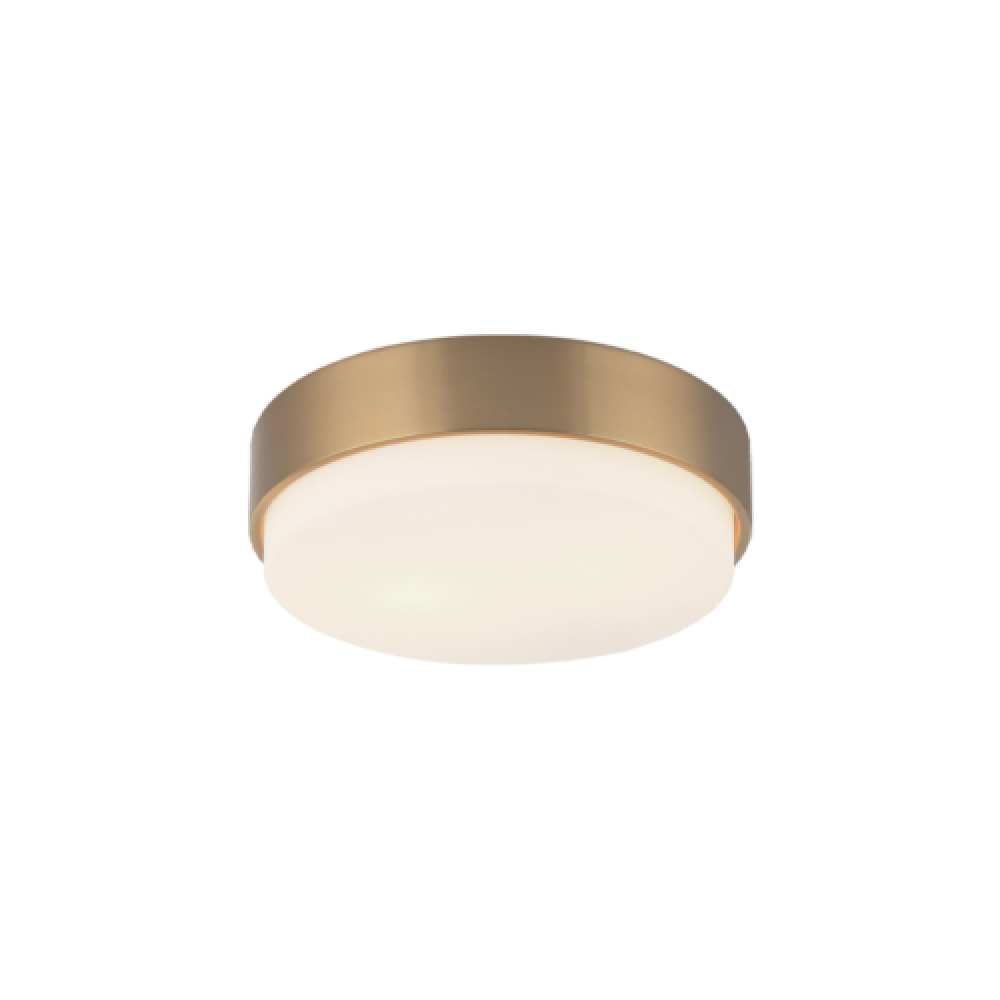 Quintz Aged Gold Brass Ceiling Mount