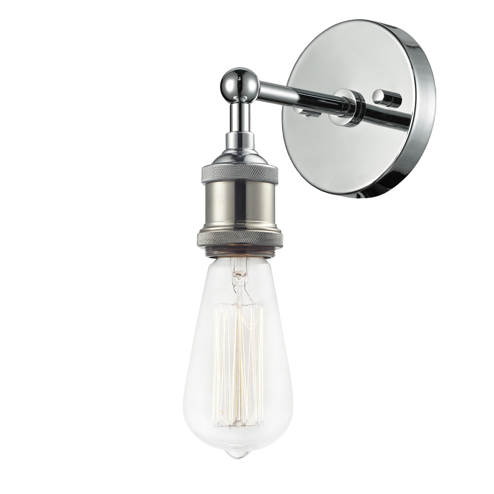 Bulstrode&#39;s Workshop Chrome Wall Sconce