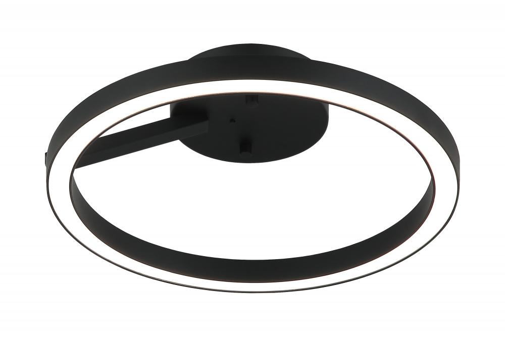 1LT &#34;THE TRUNDLE&#34; D12&#34; MATTE BLACK CEILING MOUNT