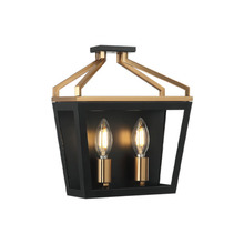 Matteo Lighting W67012BKAG - Mavonshire Wall Sconce