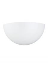 Generation Lighting 4138-15 - Edla traditional 1-light indoor dimmable bath vanity wall sconce in white finish with white plastic