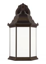 Generation Lighting 8738751-71 - Sevier traditional 1-light outdoor exterior extra large downlight outdoor wall lantern sconce in ant