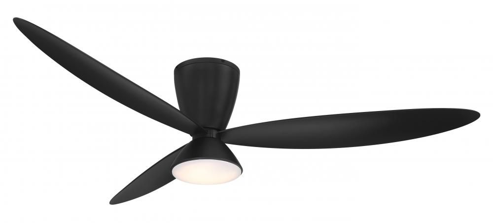 Hourglass - 58&#34; LED Smart Flush Mount Ceiling Fan