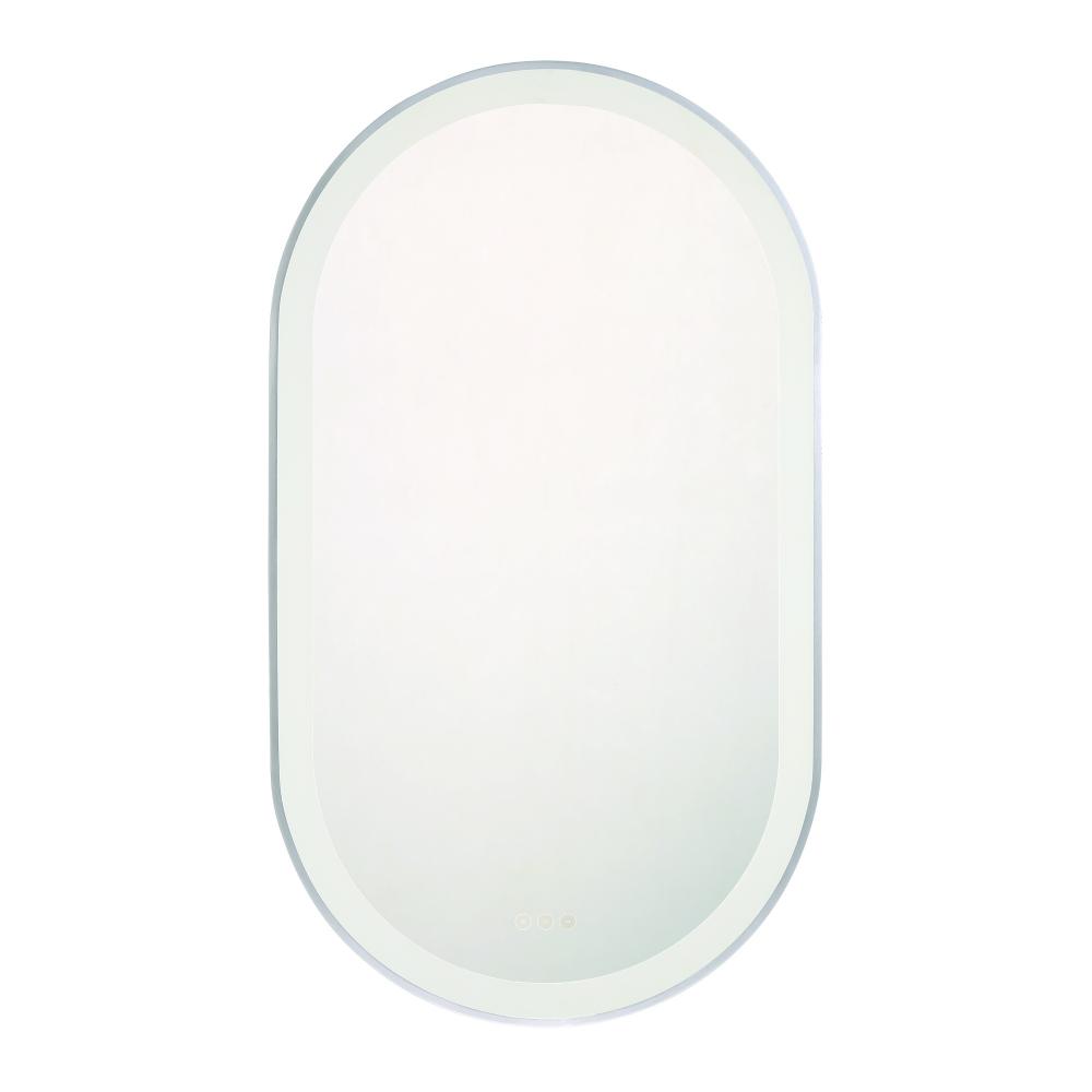 Sara 42&#34; LED Mirror In Silver