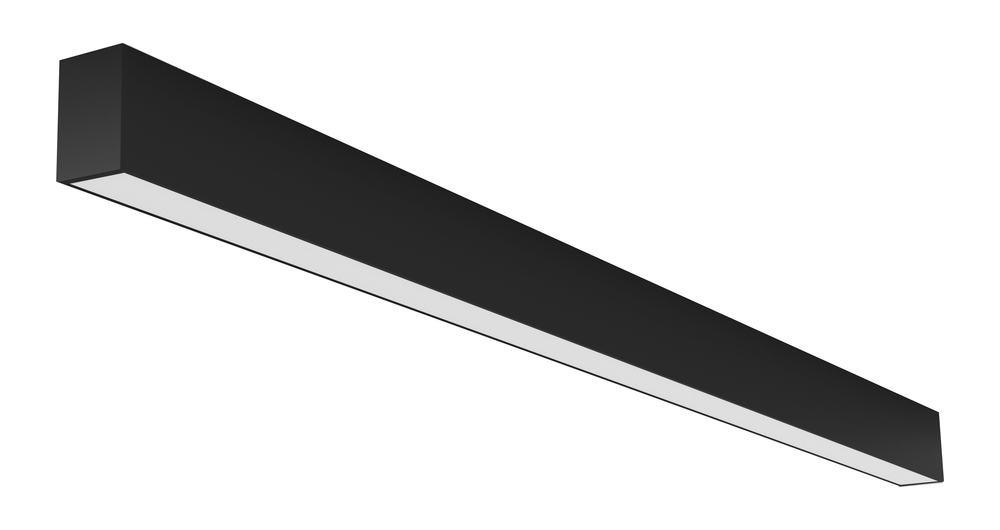 8&#39; LED Linear Surface Mount, 2&#34;Wide, 4000K, Black